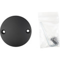 HARDDRIVE POINT COVER SATIN BLACK M8 MODELS 37-089SB