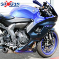 SHOGUN FRAME SLIDERS BLACK YAM 750-6619, YAM 750 sliders, black frame sliders for Yamaha motorcycle.