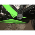 SHOGUN FRAME SLIDERS NO CUT BLACK KAW 750-4449