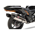 YOSHIMURA EXHAUST RACE R77 SLIP-ON SS/CF SUZ 1121120520