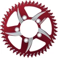 VORTEX REAR CAT5 SPROCKET ALUMINUM 43T-525 RED SUZ/TRI 526ZR-43