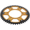 SUPERSPROX REAR STEALTH SPROCKET ALU/STL 47T-520 GLD TRI RST-2013-47-GLD