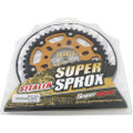SUPERSPROX REAR STEALTH SPROCKET ALU/STL 43T-530 GLD KAW RST-488-43-GLD