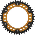 SUPERSPROX REAR STEALTH SPROCKET ALU/STL 42T-525 GLD HON RST-1307-42-GLD