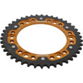 SUPERSPROX REAR STEALTH SPROCKET ALU/STL 42T-525 GLD HON RST-1307-42-GLD