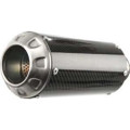 HOTBODIES MGP EXHAUST SLIP-ON CARBON FIBER STAINLESS END CAP 61502-2404