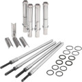 ROCKET PERFORMANCE GARAGE LLC SPEEDY PUSHROD KIT W/COVERS CHROME, M8 17-24 (EXC.VVT) 6-6005