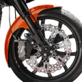 BAGGERNATION CAFE FENDER GLOSS BLK SPACERS `18-21 FLSB CAFE-19-18SG-B