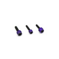 SANTORO FABWORX CHACHO'S BOLT KIT PURPLE M8 ENG TRANS PRIM BLK SF10025B