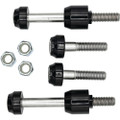 SANTORO FABWORX WAY KOOL SHOCK MOUNT BLACK DYNA 09-17 SF40001