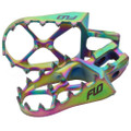 FLO MOTORSPORTS TITANIUM FOOT PEGS JET FUEL HON/KAW TI-792JET