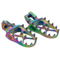 FLO MOTORSPORTS TITANIUM FOOT PEGS JET FUEL YAM TI-793JET