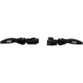 FLO MOTORSPORTS SHORTY MX LEVER SET BLACK 17-20 FLH/FLT SHORT HD-809