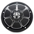 REKLUSE RACING DERBY COVER BLACK GLOSS FLH/FLT 16-UP W/LOW PROFILE RMS-0515005