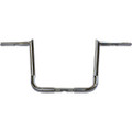 WILD 1 CHUBBY 14" HOOKED BAGGER CHROME WO594