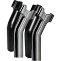 WILD 1 CHUBBY 5.5" PULLBACK RISERS BLACK WO527B