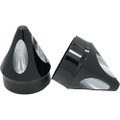 AVON AXLE NUT COVER SPIKE BLACK 1" AXL-SPK-ANO