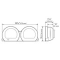 KOSO 4 PIECE LED GAUGES `14-22 FLHT FLHX FLTR