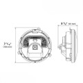 KOSO 7" ZENITH LED HEADLIGH H4 PLUG GA030100