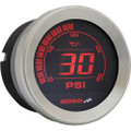 KOSO HD-02 SERIES GAUGE KIT SILVER BEZEL OIL TEMP BA050905