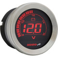 KOSO HD-02 SERIES GAUGE KIT SILVER BEZEL OIL TEMP BA050905