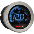 KOSO DIGITAL GAUGE CLUSTER SILVER BEZEL 04-13 FLHT AND FLTR BA050901