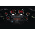 KOSO DIGITAL GAUGE CLUSTER SILVER BEZEL 04-13 FLHT AND FLTR BA050901