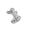 HELIBARS HANDLEBAR RISERS SILVER W/RAM BALL TRI HR06188-RB