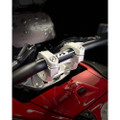 HELIBARS HANDLEBAR RISERS TOUR SILVER BMW HR05192