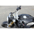 HELIBARS HANDLEBAR RISERS SILVER BMW HR05160