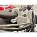 HELIBARS HANDLEBAR RISERS TOUR W/RAM BALL SILVER TRI HR06169-RB