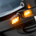 ZETA 701 LED TURN SIGNALS BLACK W/CLEAR LENS PR ZR46-0119