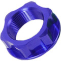 ZETA STEERING STEM NUT & BOLT BLUE M22X27-P1.0 H12 ZE58-2022