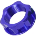 ZETA STEERING STEM NUT & BOLT BLUE M24X32-P1.0 H12 ZE58-2222