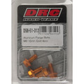DRC ALUMINUM FLANGE BOLTS GOLD M6X12MM 4/PK D58-51-312