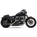 COBRA 3" NH SERIES SLIP-ONS BLACK SPORTSTER 04-13