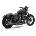 COBRA 3" RPT SLIP-ONS BLACK SPORTSTER 14-22