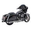 COBRA 4" RACE-PRO SLIP-ONS CHROME FLH/FLT 17-22
