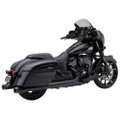 COBRA 4" NH DUAL CUT SLIP-ONS BLACK INDIAN GEN-2 BAG