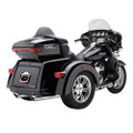 COBRA 909-TWINS 4" SLIP-ONS BLACK TRI-GLIDE 09-22