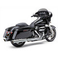 COBRA 909-TWINS 4" SLIP-ONS CHROME FLH/FLT 17-22