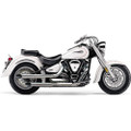 COBRA BLVD SLASHCUT SLIP ON CHROME YAM ROADSTAR 1600/700 99-14 2171SC