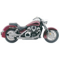 COBRA BLVD SLASHCUT SLIP ON CHROME HON VTX1800R/S/N/F/T 02-08 1176SC
