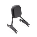 COBRA DETACH BACKREST-SHORT-MED PAD BLACK CHIEFTAIN 14-25 502-2205B