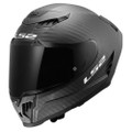 LS2 Dragon Carbon Solid Full Face Helmet Matte Black