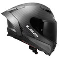 LS2 Dragon Carbon Solid Full Face Helmet Matte Black