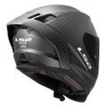 LS2 Dragon Carbon Solid Full Face Helmet Matte Black