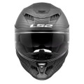 LS2 Dragon Carbon Solid Full Face Helmet Matte Black