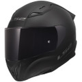 LS2 Centric Blackout Solid Full Face Helmet Matte Black