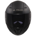 LS2 Centric Blackout Solid Full Face Helmet Matte Black
